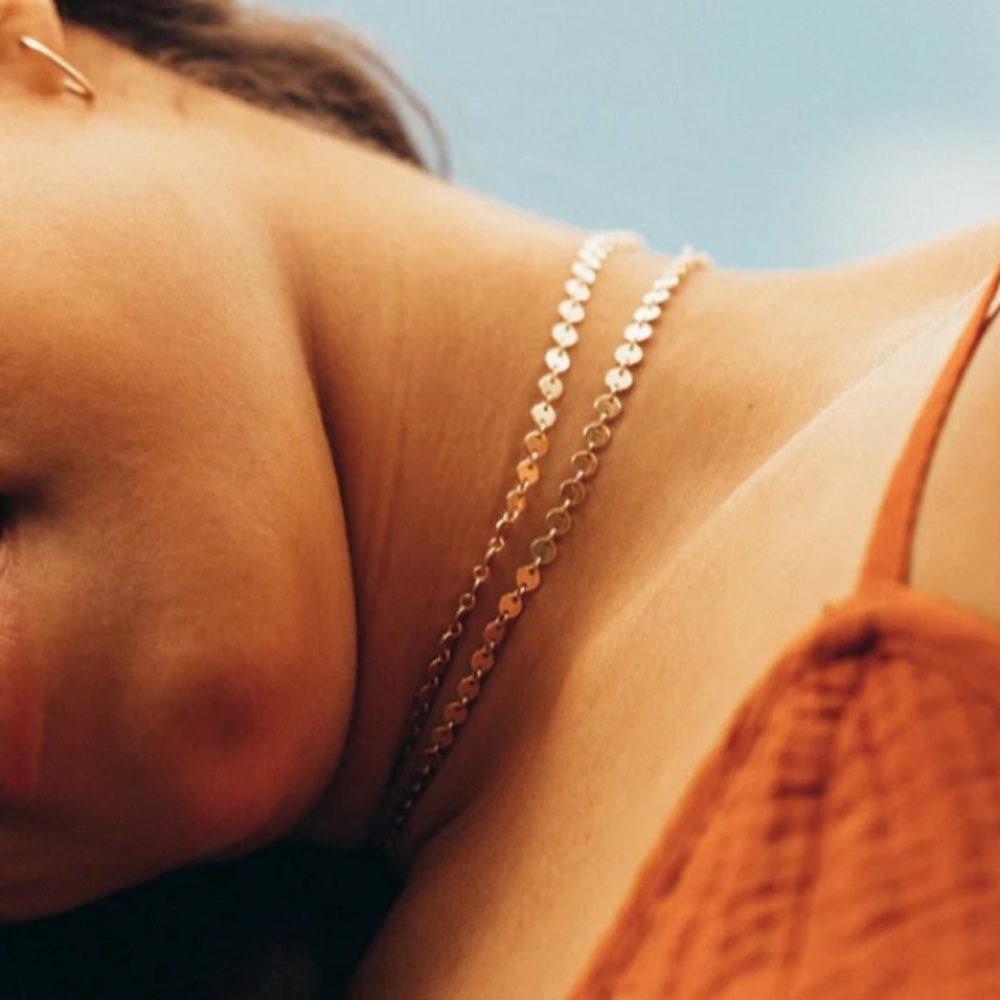 Poppy choker necklace made by mary